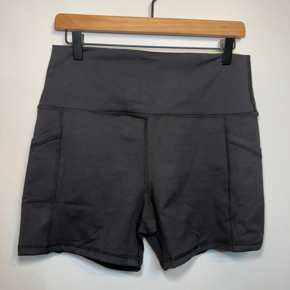 OFFLINE by Aerie The Hugger Bike Short Black High Rise 5" Inseam XL NWT